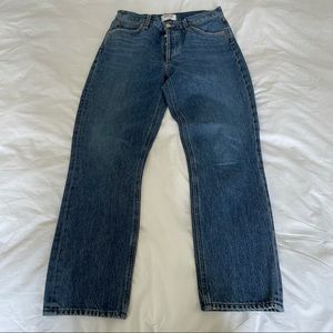 AGOLDE Riley High Rise Straight Leg Crop, size 27